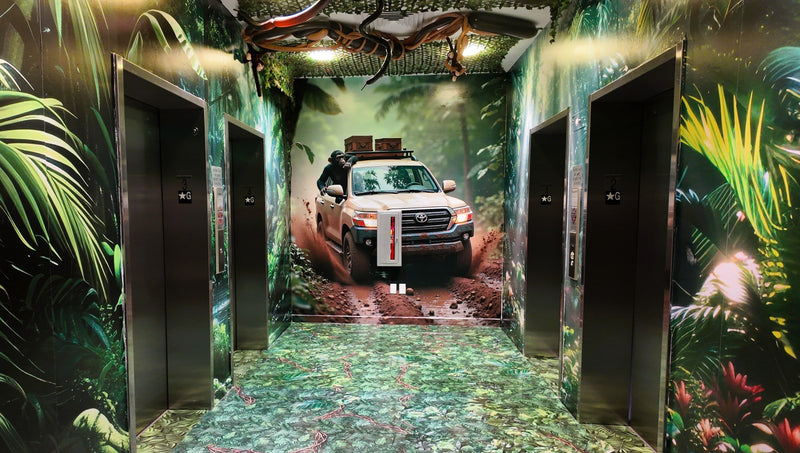 Custom wall panel event decor by Fantasy Lab Studios