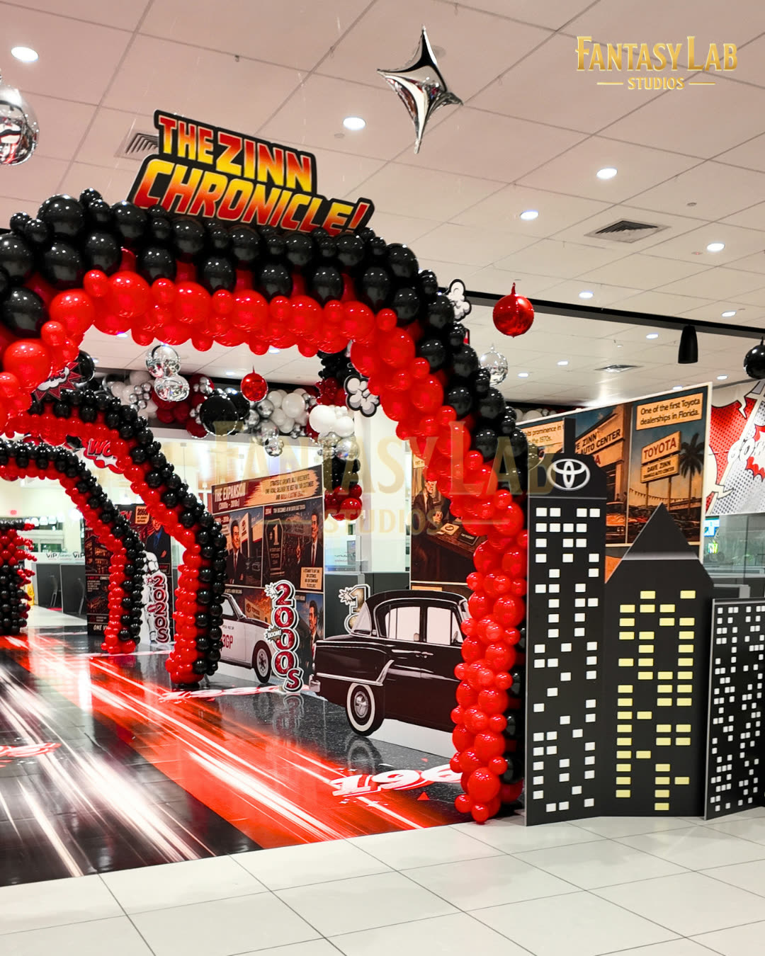 Branded showroom entrance