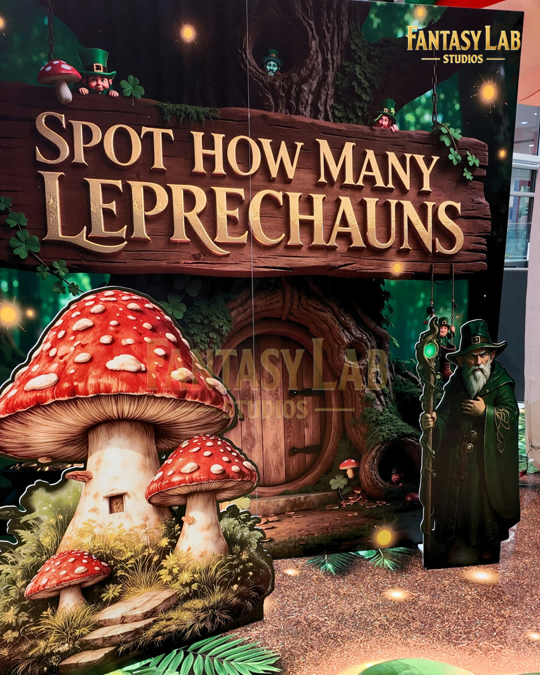 Interactive game sign